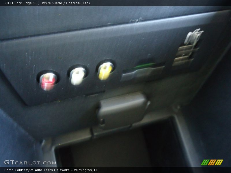 White Suede / Charcoal Black 2011 Ford Edge SEL