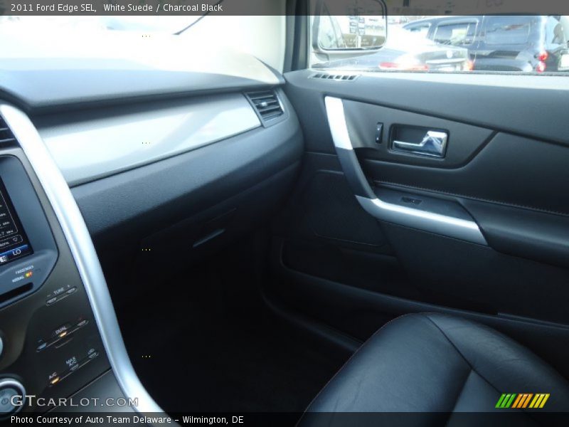 White Suede / Charcoal Black 2011 Ford Edge SEL