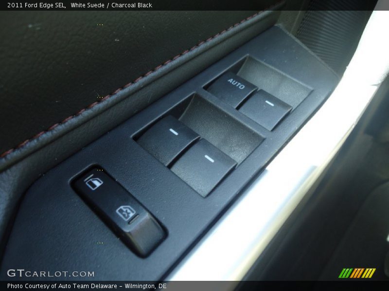 White Suede / Charcoal Black 2011 Ford Edge SEL