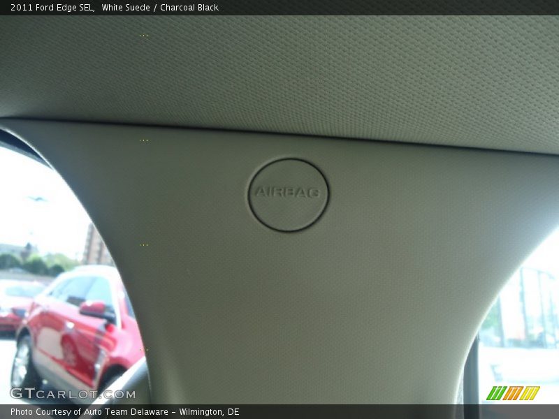 White Suede / Charcoal Black 2011 Ford Edge SEL