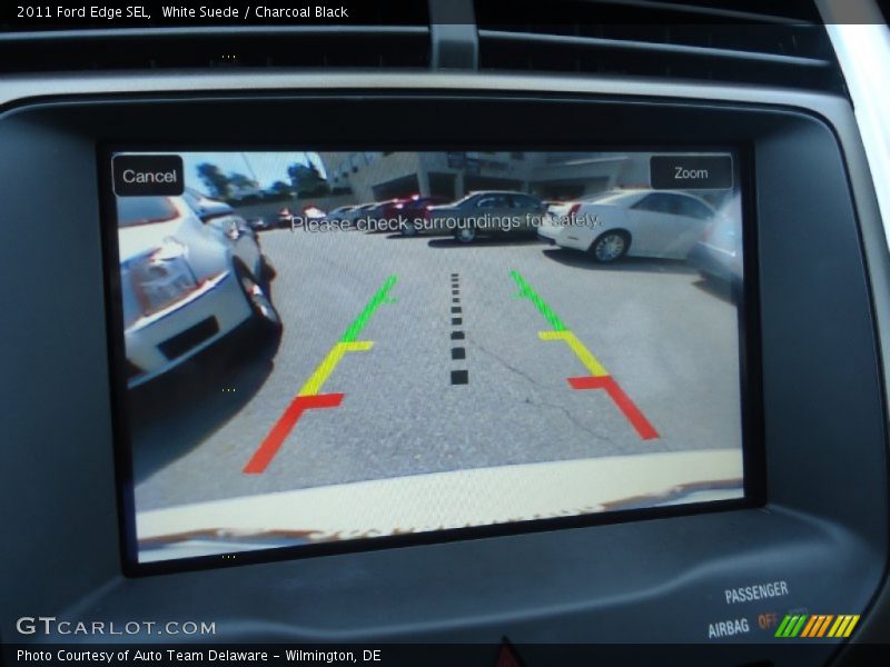 White Suede / Charcoal Black 2011 Ford Edge SEL