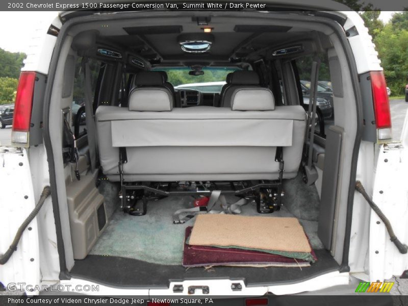 Summit White / Dark Pewter 2002 Chevrolet Express 1500 Passenger Conversion Van