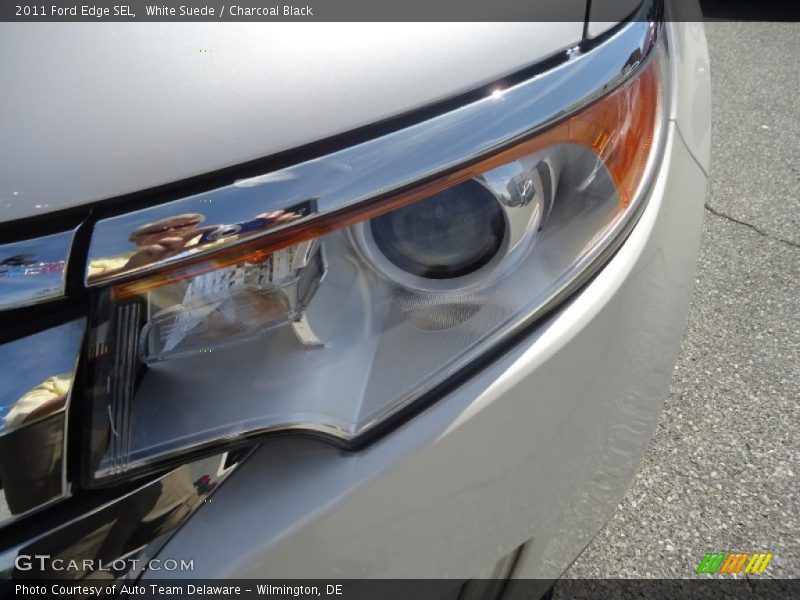 White Suede / Charcoal Black 2011 Ford Edge SEL