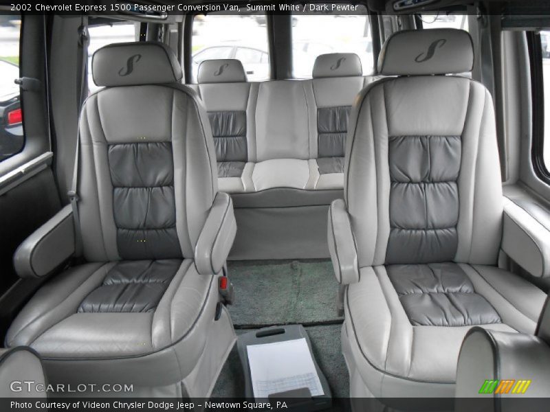 Rear Seat of 2002 Express 1500 Passenger Conversion Van