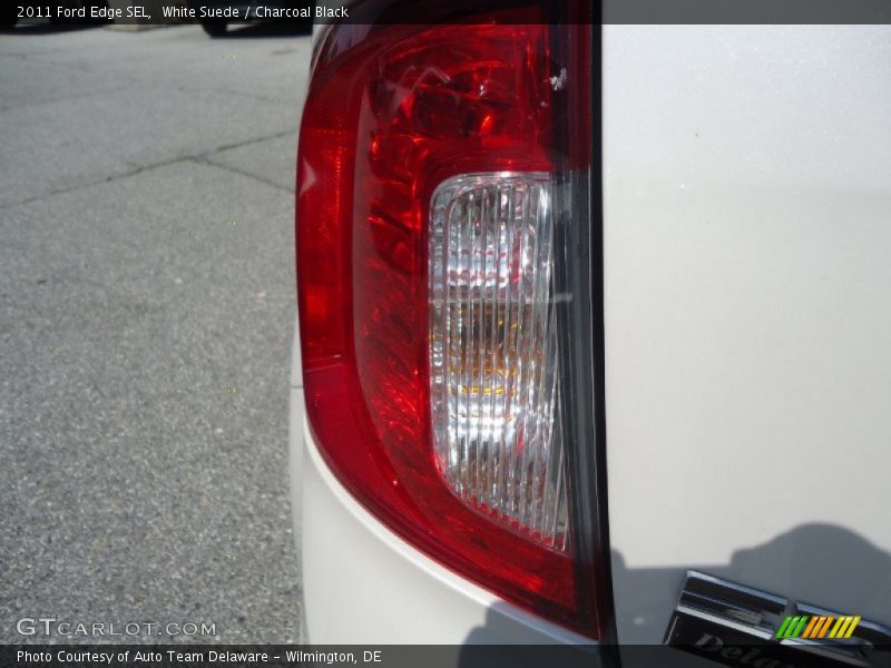 White Suede / Charcoal Black 2011 Ford Edge SEL