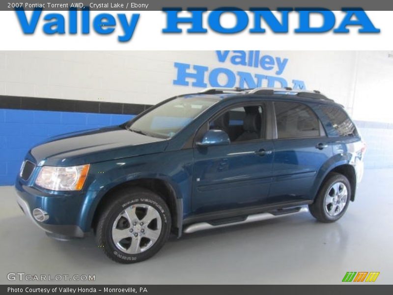 Crystal Lake / Ebony 2007 Pontiac Torrent AWD