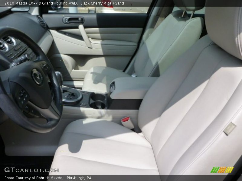 Black Cherry Mica / Sand 2010 Mazda CX-7 s Grand Touring AWD