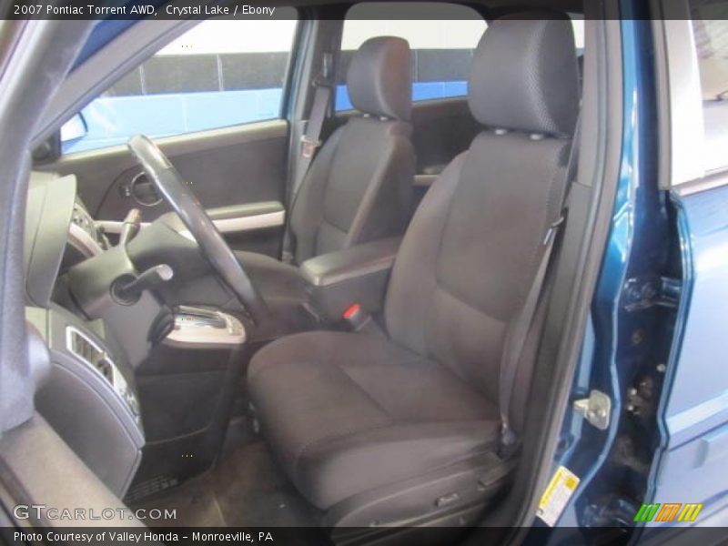 Crystal Lake / Ebony 2007 Pontiac Torrent AWD