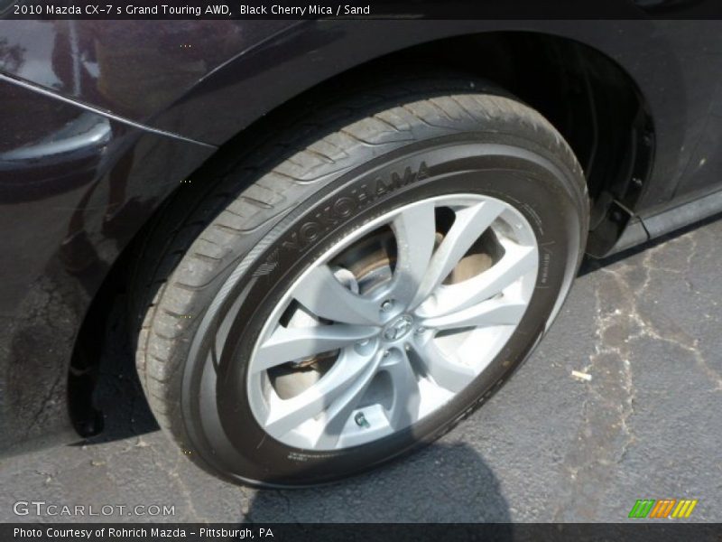 Black Cherry Mica / Sand 2010 Mazda CX-7 s Grand Touring AWD
