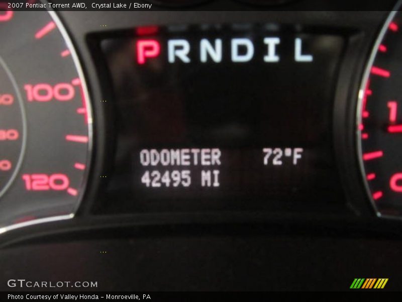 Crystal Lake / Ebony 2007 Pontiac Torrent AWD