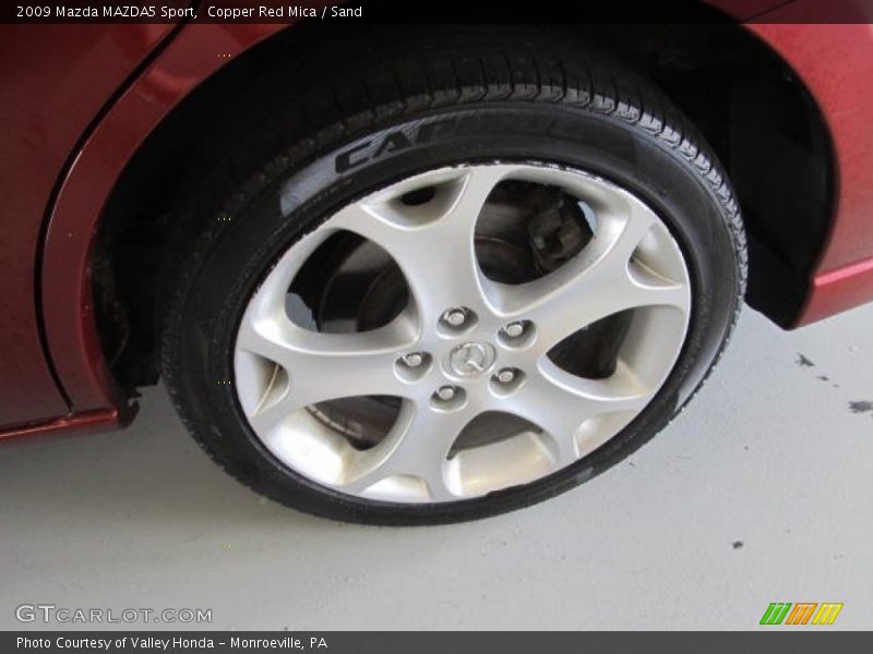 Copper Red Mica / Sand 2009 Mazda MAZDA5 Sport