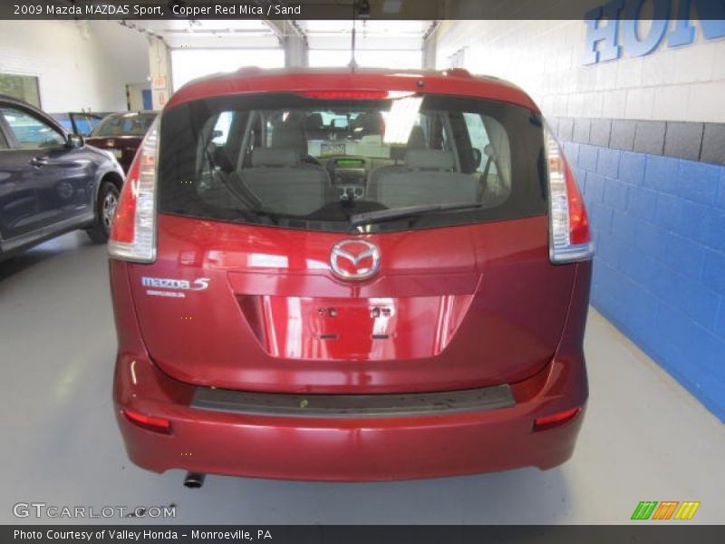 Copper Red Mica / Sand 2009 Mazda MAZDA5 Sport