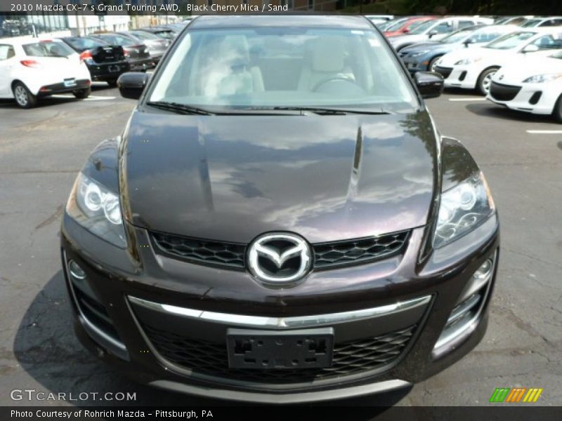 Black Cherry Mica / Sand 2010 Mazda CX-7 s Grand Touring AWD