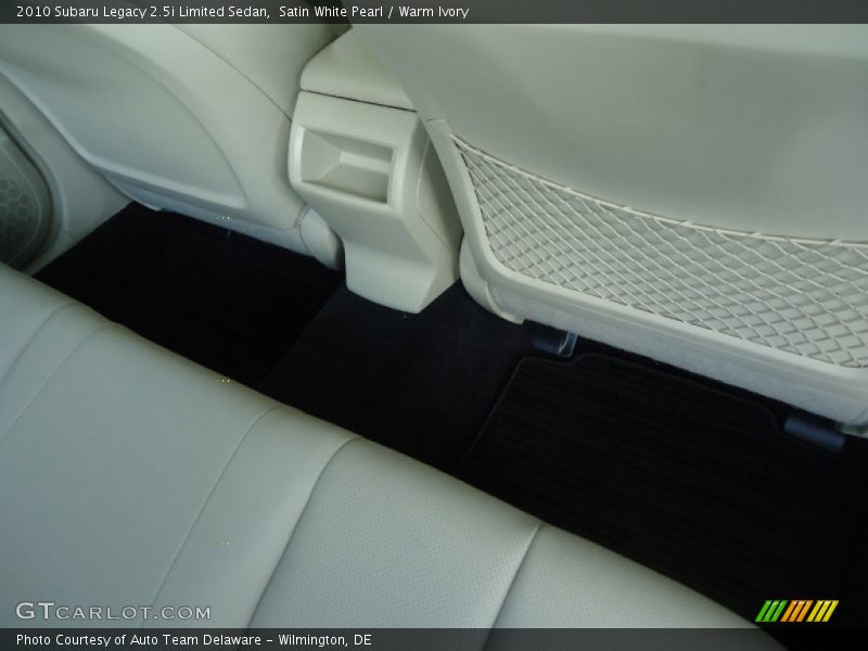 Satin White Pearl / Warm Ivory 2010 Subaru Legacy 2.5i Limited Sedan