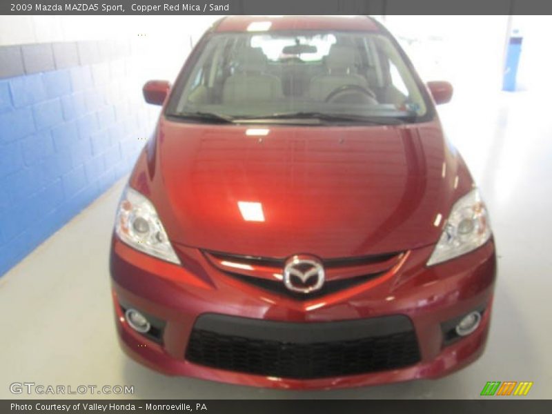 Copper Red Mica / Sand 2009 Mazda MAZDA5 Sport