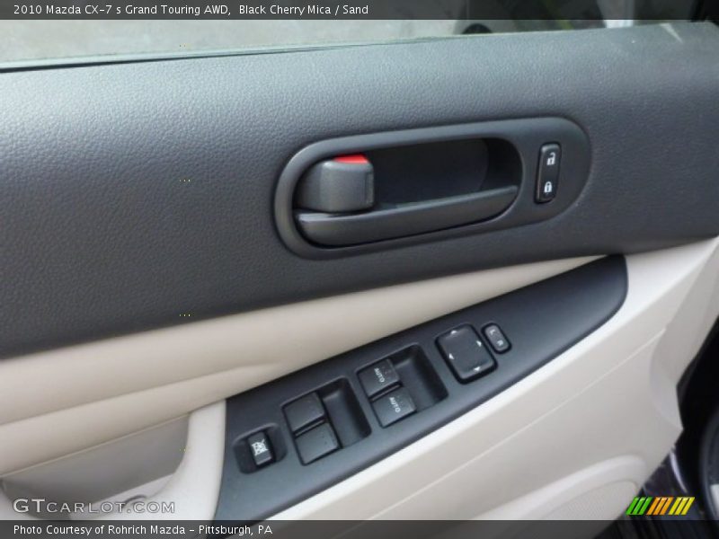 Black Cherry Mica / Sand 2010 Mazda CX-7 s Grand Touring AWD