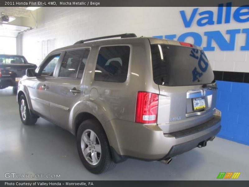 Mocha Metallic / Beige 2011 Honda Pilot EX-L 4WD