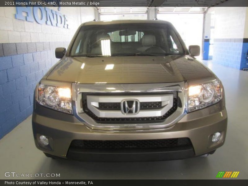 Mocha Metallic / Beige 2011 Honda Pilot EX-L 4WD