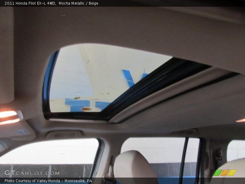 Mocha Metallic / Beige 2011 Honda Pilot EX-L 4WD