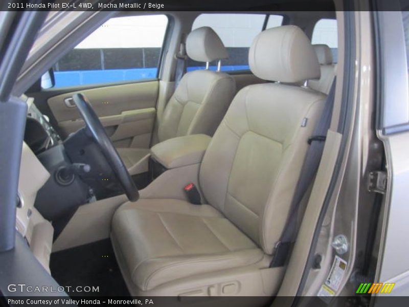 Mocha Metallic / Beige 2011 Honda Pilot EX-L 4WD