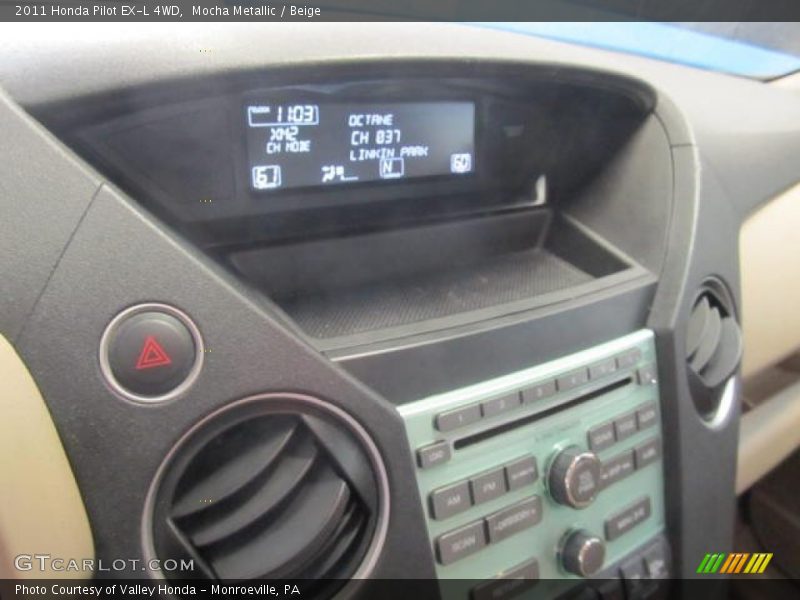 Mocha Metallic / Beige 2011 Honda Pilot EX-L 4WD