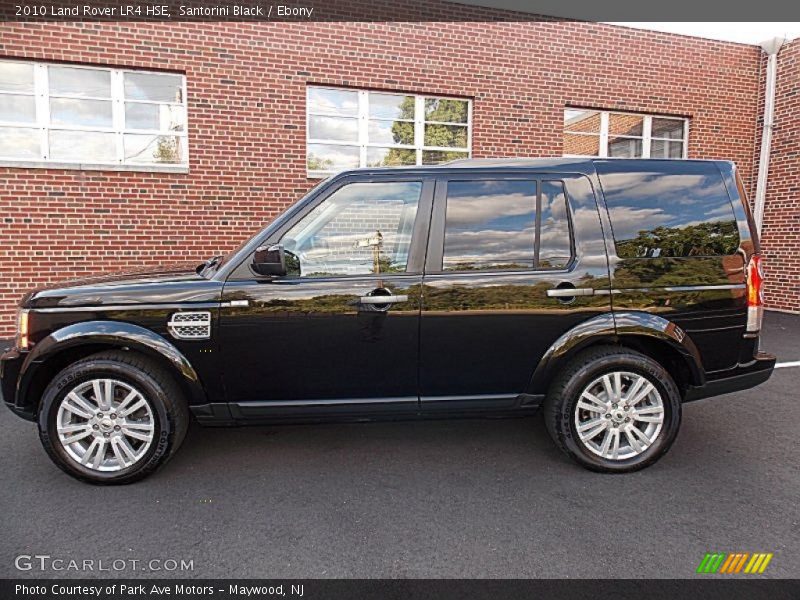 Santorini Black / Ebony 2010 Land Rover LR4 HSE