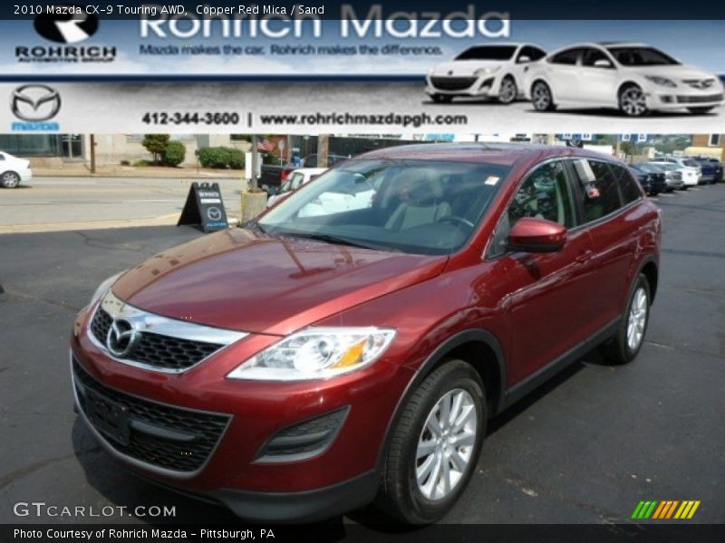 Copper Red Mica / Sand 2010 Mazda CX-9 Touring AWD