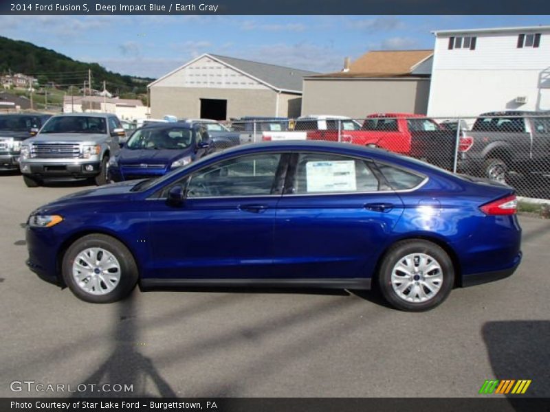  2014 Fusion S Deep Impact Blue