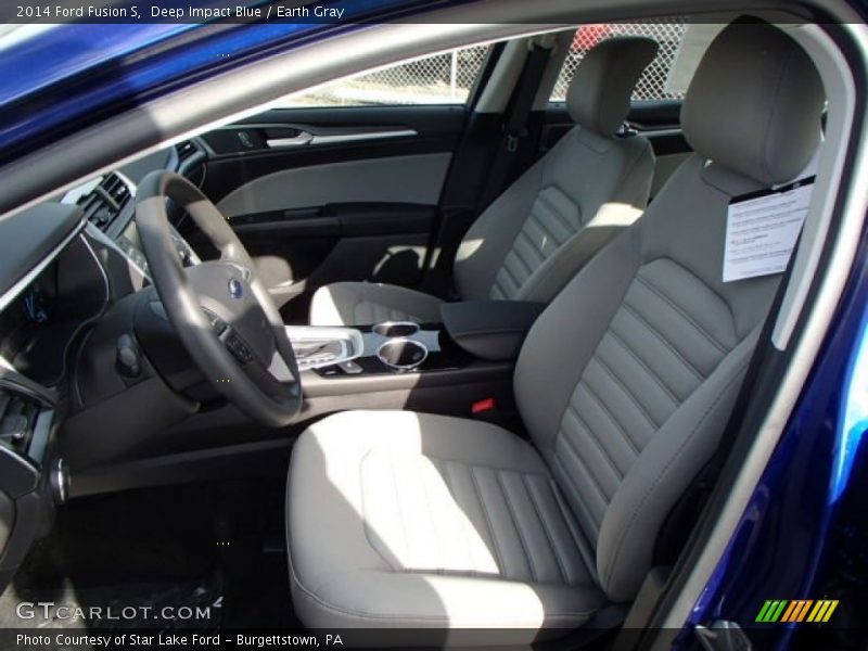  2014 Fusion S Earth Gray Interior