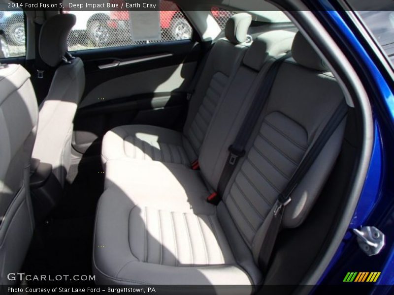 Deep Impact Blue / Earth Gray 2014 Ford Fusion S