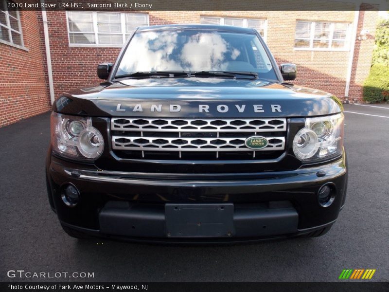 Santorini Black / Ebony 2010 Land Rover LR4 HSE