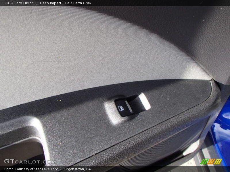 Deep Impact Blue / Earth Gray 2014 Ford Fusion S