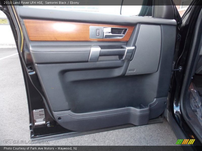 Santorini Black / Ebony 2010 Land Rover LR4 HSE