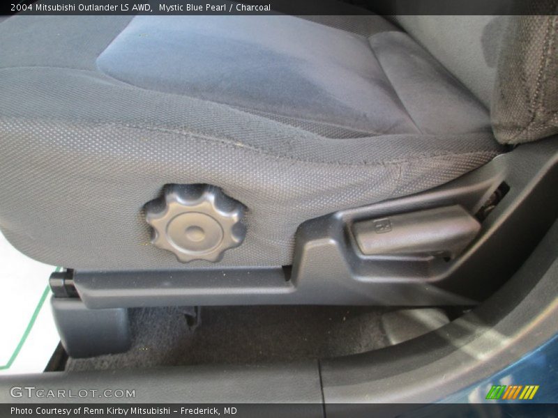 Mystic Blue Pearl / Charcoal 2004 Mitsubishi Outlander LS AWD