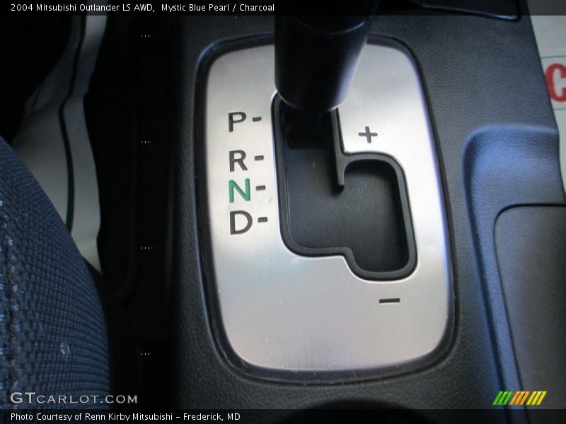 Mystic Blue Pearl / Charcoal 2004 Mitsubishi Outlander LS AWD