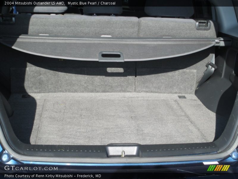 Mystic Blue Pearl / Charcoal 2004 Mitsubishi Outlander LS AWD