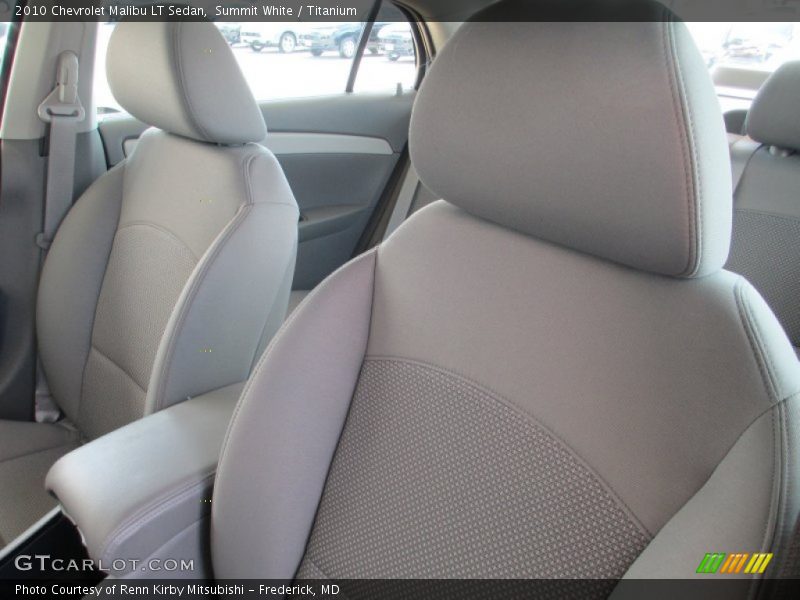 Summit White / Titanium 2010 Chevrolet Malibu LT Sedan