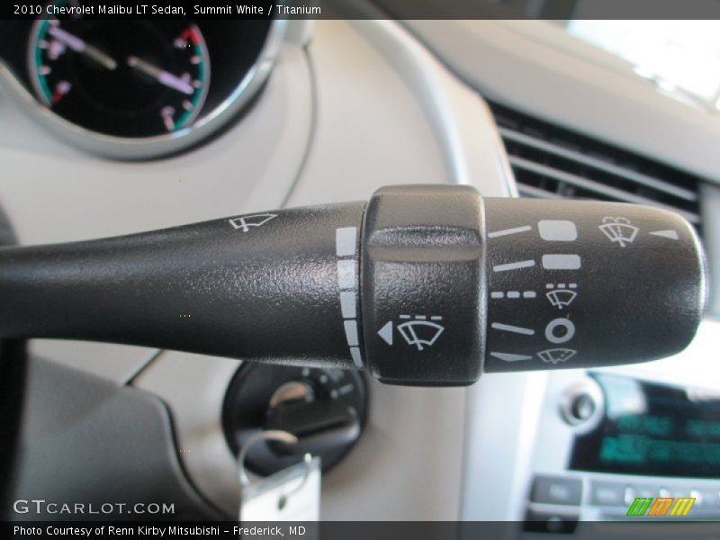 Summit White / Titanium 2010 Chevrolet Malibu LT Sedan