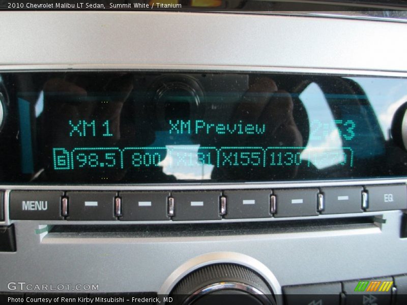 Summit White / Titanium 2010 Chevrolet Malibu LT Sedan
