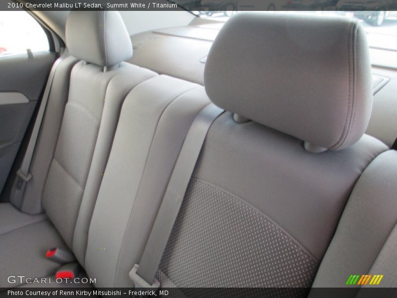 Summit White / Titanium 2010 Chevrolet Malibu LT Sedan