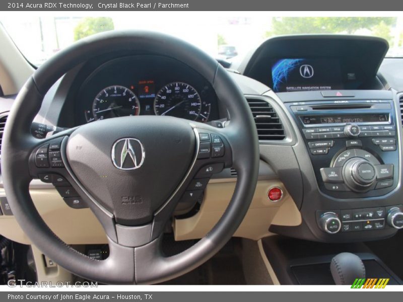 Crystal Black Pearl / Parchment 2014 Acura RDX Technology