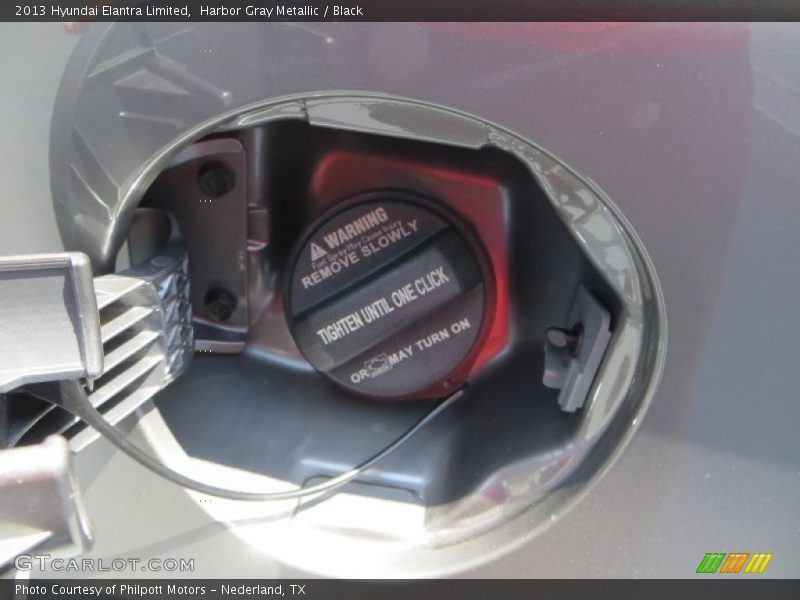 Harbor Gray Metallic / Black 2013 Hyundai Elantra Limited