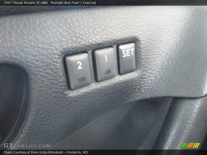Midnight Blue Pearl / Charcoal 2007 Nissan Murano SE AWD