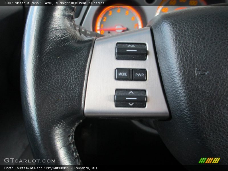 Midnight Blue Pearl / Charcoal 2007 Nissan Murano SE AWD