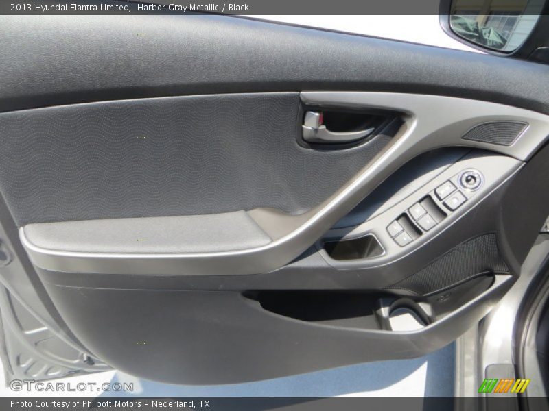 Harbor Gray Metallic / Black 2013 Hyundai Elantra Limited