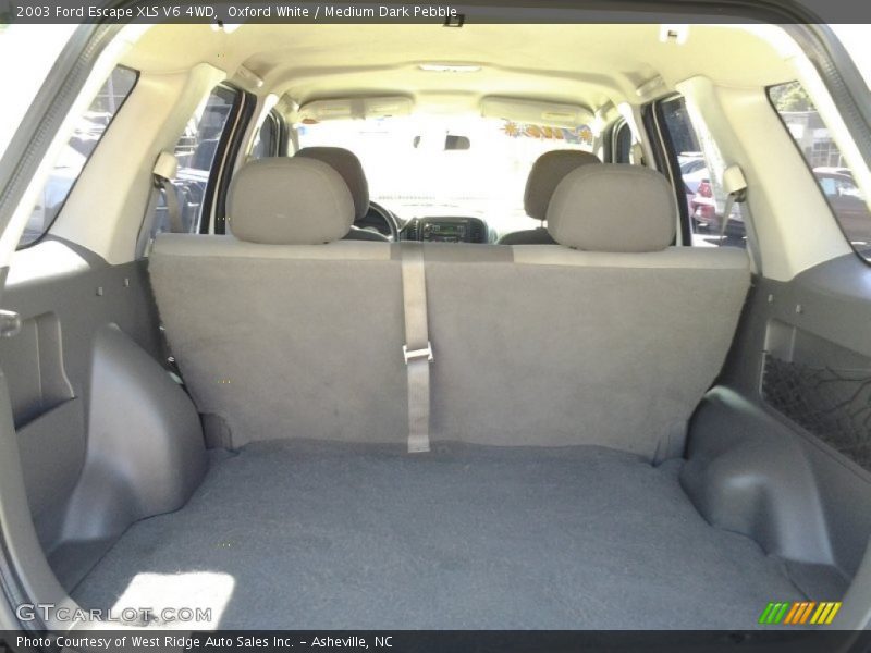 Oxford White / Medium Dark Pebble 2003 Ford Escape XLS V6 4WD