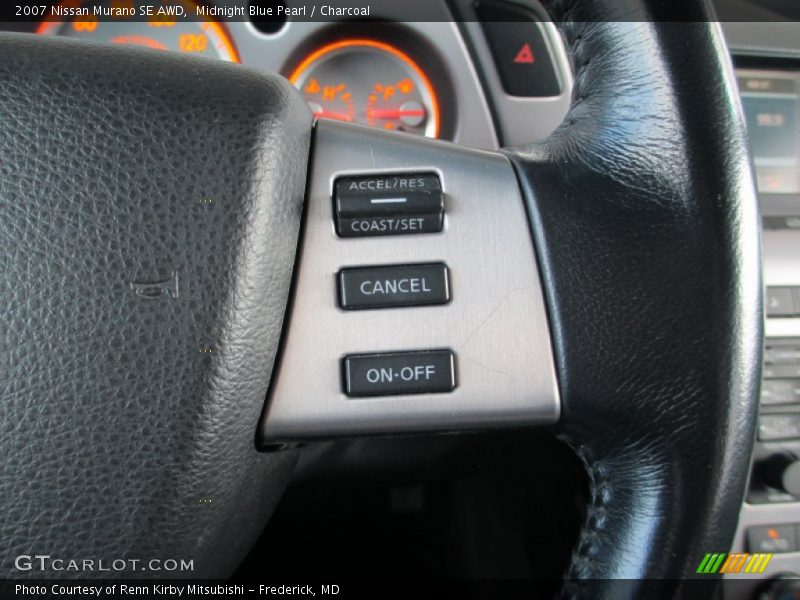 Midnight Blue Pearl / Charcoal 2007 Nissan Murano SE AWD