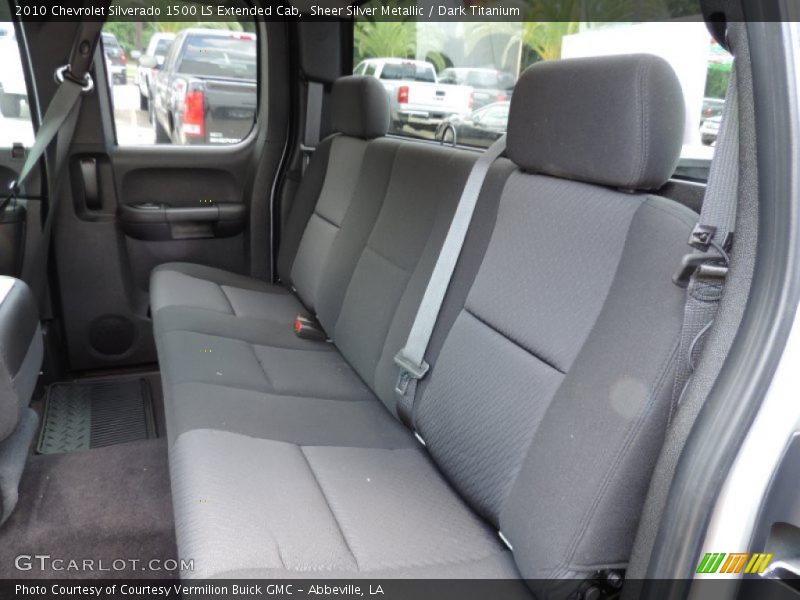Sheer Silver Metallic / Dark Titanium 2010 Chevrolet Silverado 1500 LS Extended Cab