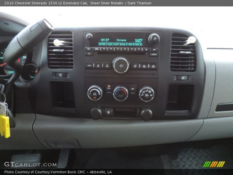 Sheer Silver Metallic / Dark Titanium 2010 Chevrolet Silverado 1500 LS Extended Cab