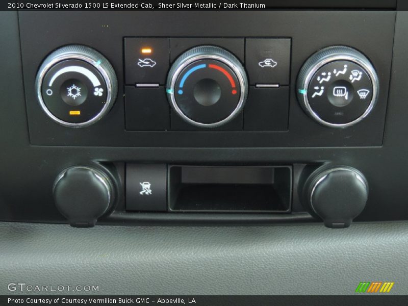 Sheer Silver Metallic / Dark Titanium 2010 Chevrolet Silverado 1500 LS Extended Cab